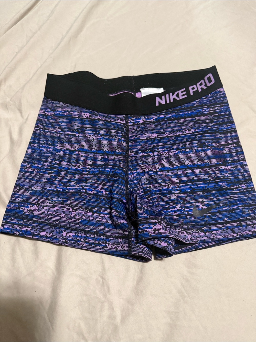 Women’s Performance Compression Shorts — Purple/Black